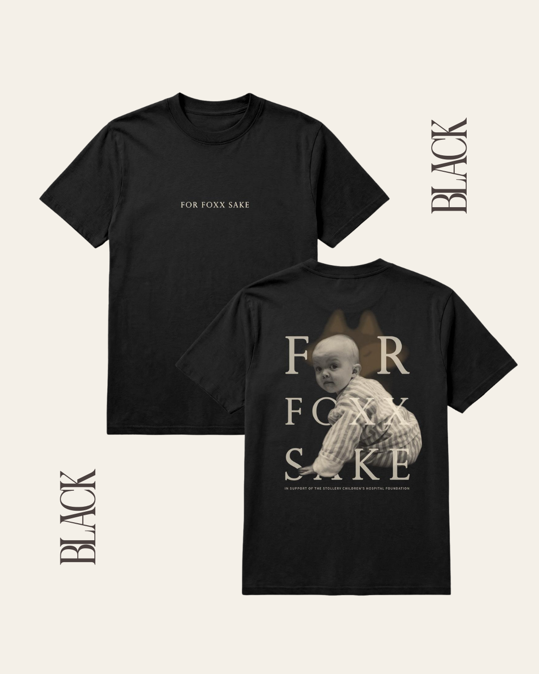 The Foxx Fundraiser Tee - FOR FOXX SAKE